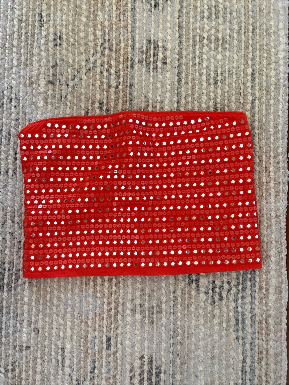 J Crew Red Tube Top NWT